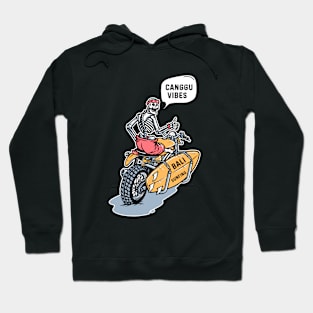 Bali Surfing Skeleton, Canggu Vibes Hoodie